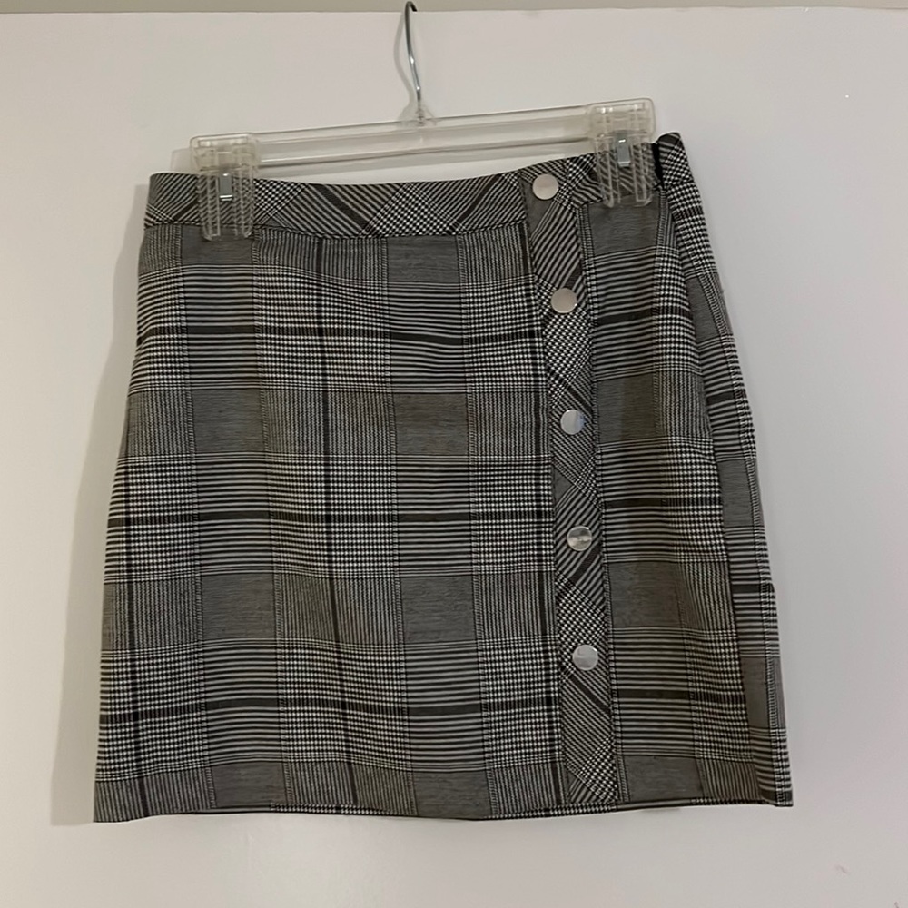 J.O.A mini plaid skirt